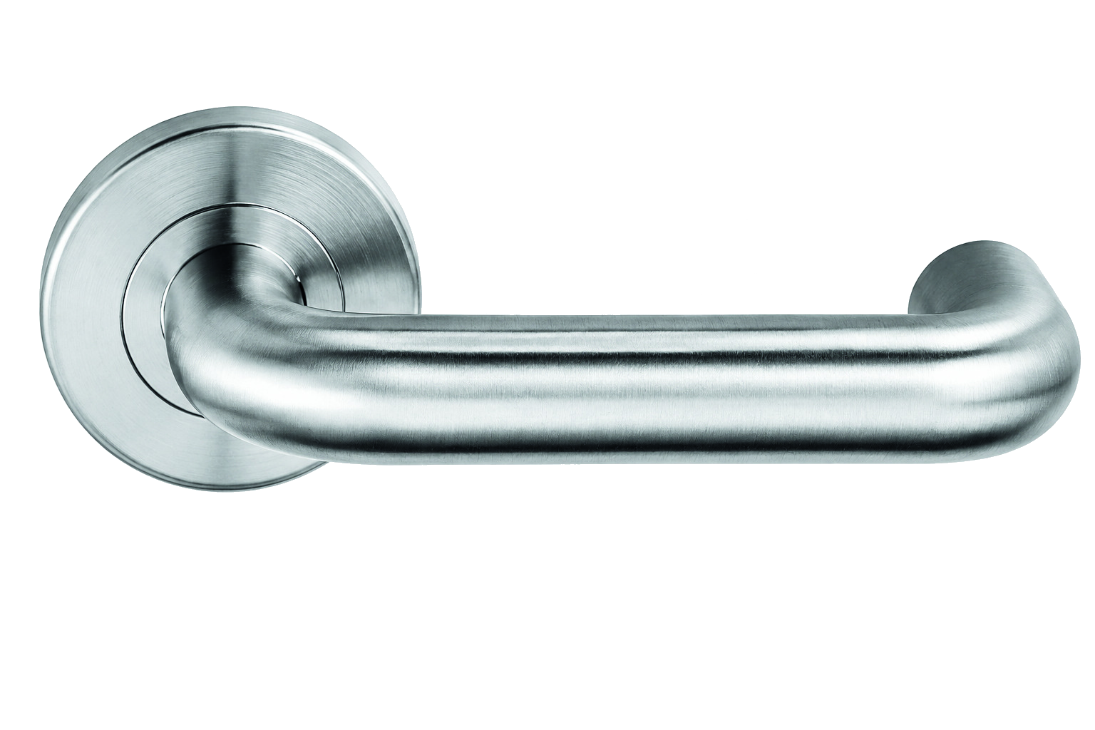 Lever Handle on Rose with Escutcheon