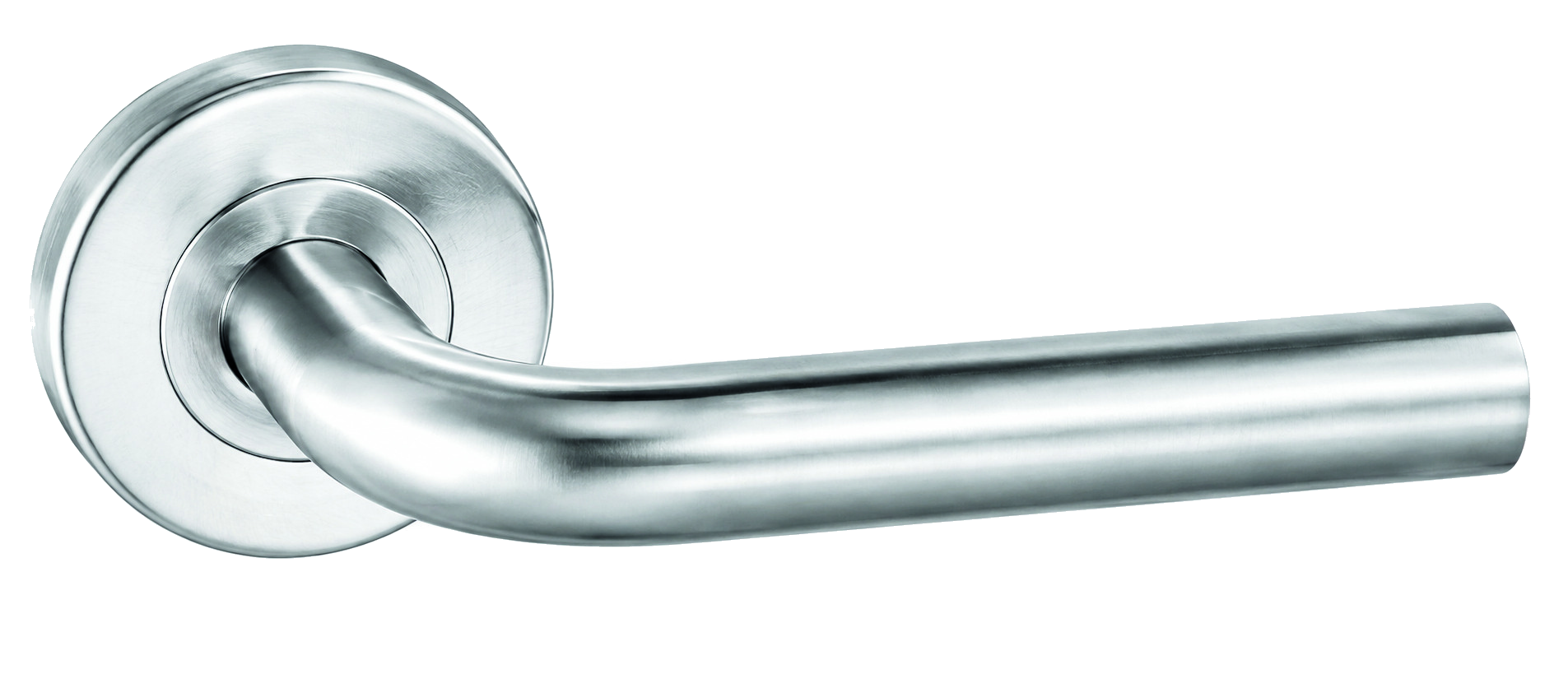 Lever Handle on Rose with Escutcheon