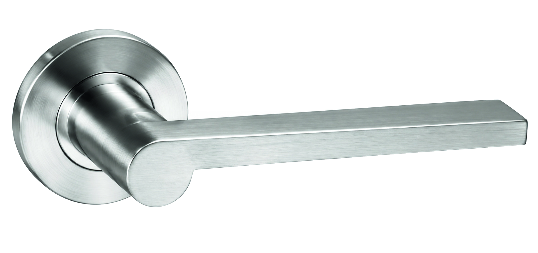 Lever Handle on Rose with Escutcheon
