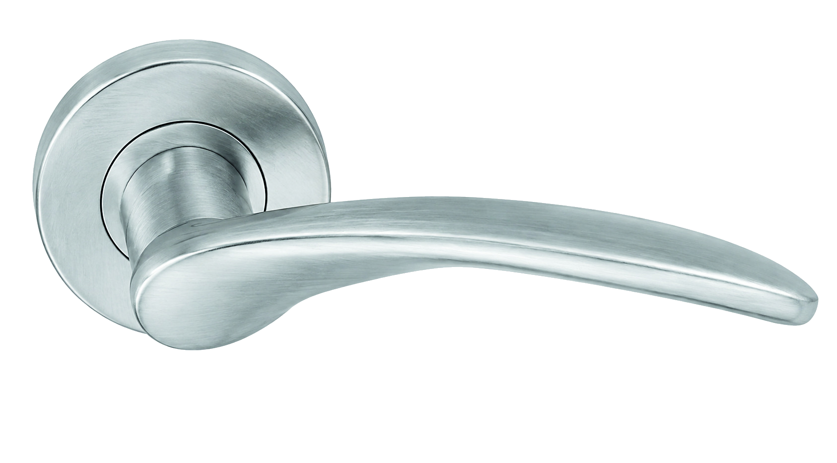 Lever Handle on Rose with Escutcheon