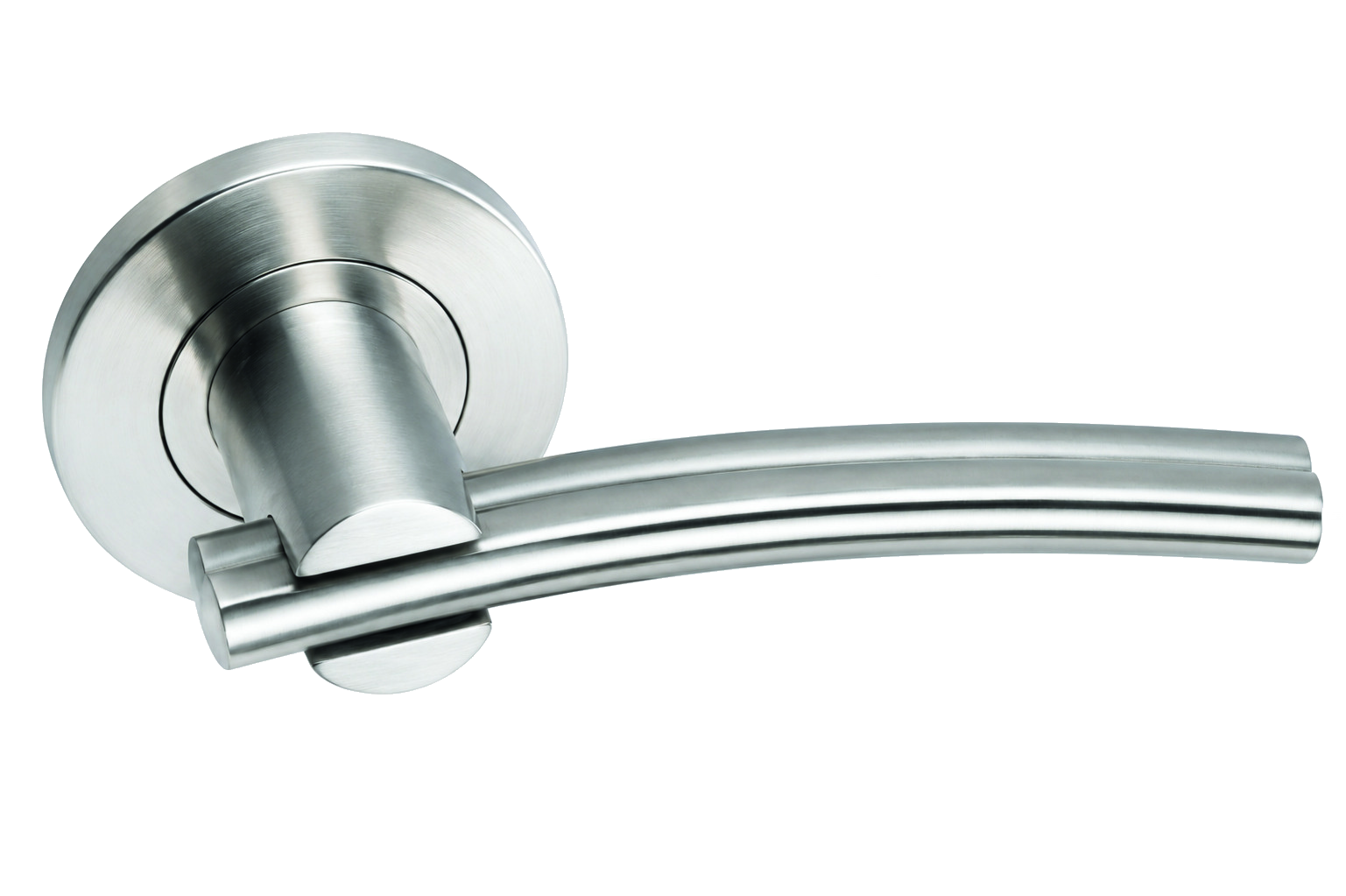 Lever Handle on Rose with Escutcheon